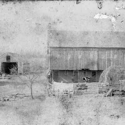 barn, outbuildiings, haystack