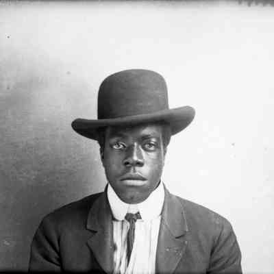 black man