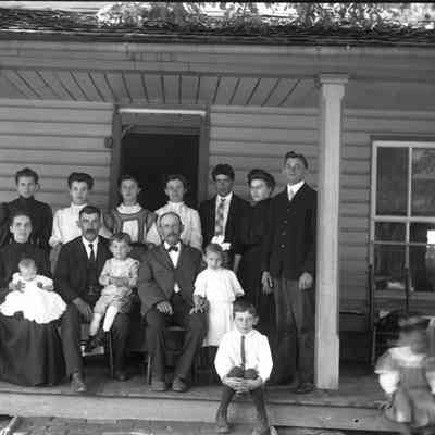 group 14 on a porch