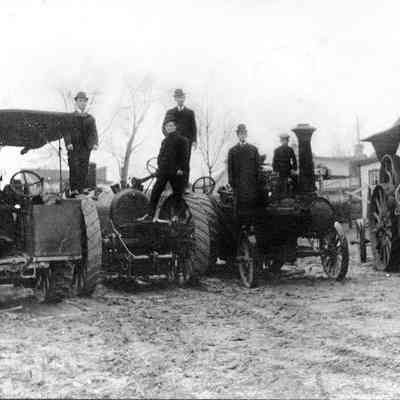 McCaffrey family and tractors