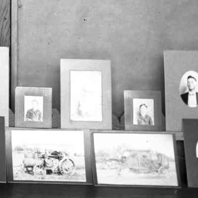 display of photos