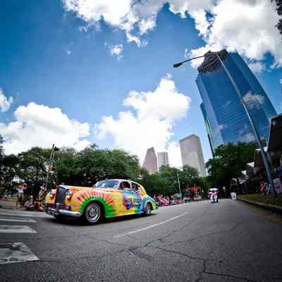 023, Tie-dyed Bentley, Saint Arnold Brewing Company