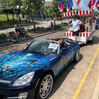 280, Painted Car, Siren's Song, Carnes Parade Krewe