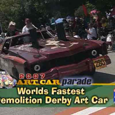 280, Worlds Fastest Demolition Derby Art Car, Mac McClanahan