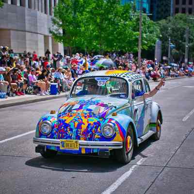 063, Painted Car, The Beatle, The Fab Four