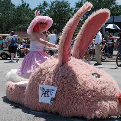 012, Pink Bunny Slippers, Greg Solberg