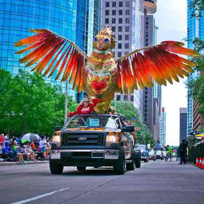 175, Art Car, Phoenix Rising, Gerry & Lou Waters