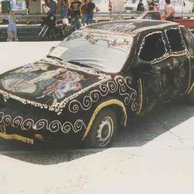 027, Black Velvet on Wheels, Susan Kijamichez