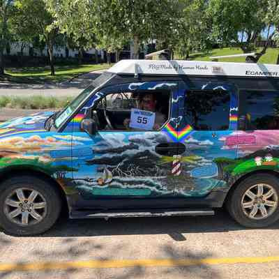 055, Painted Car, Elemental State of Mind (E.S.o M.), Me Hueman,
