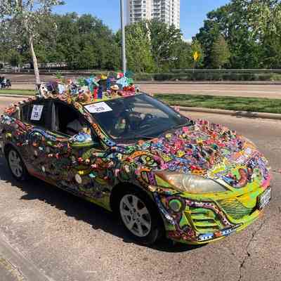 029, Kinkaid Lower School, Kincaid School's Biggest ArtCar Parade of Smallest Art Cars