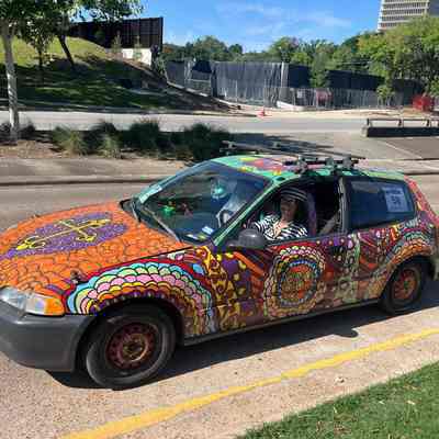 058, Painted Car, Escape Hatch, Tammy Lurri,