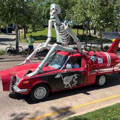 139, Art Car, Boney Whipman, Andy Hazell and Rebecca Bass