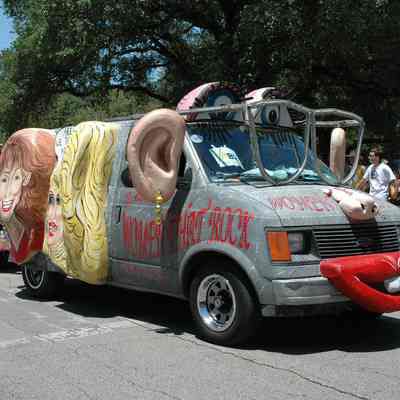 082, The Women Rock Art Car, Bonnie Blue