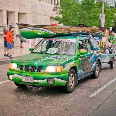 167, No Throwaways in Out Waterways Anti Trashmobile, Bayou Preservation Association