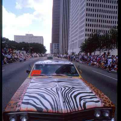 044, Unkown, covered in zebra and other animal skins, Kelly Dullea