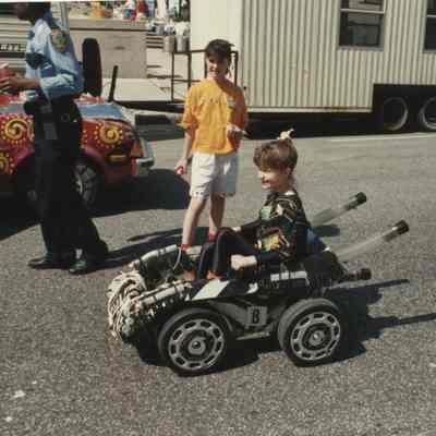 035, Small painted car, Jim Robertson