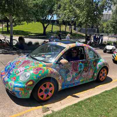 143, Painted Car, Paisley Chaos, Richard Tuthill