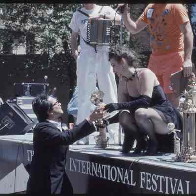 Ref # 1989-9: Mel Chin? He was noted as being in the parade, but no images of his car are present. Was he a judge?