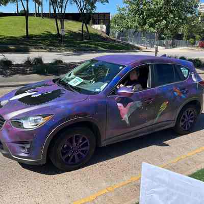068, Painted Car, Galaxy Bird, Joanne Quinn Owens
