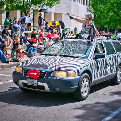 241, Art Car, Zebra Las Vegas-Zoe the Zebra-C, Zebra Krewe