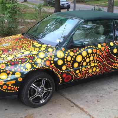 138, Painted Car, Cosmic Cabrio, Stephanie Pedigo