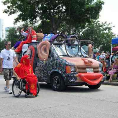 025, The Women Rock Artcar, Bonnie Blue
