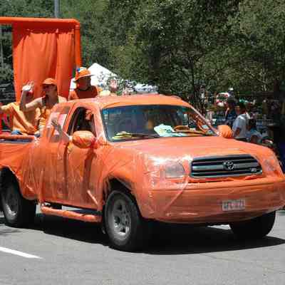 039, Wrapped Art Car - Hommage to Cristo, Lainie Deterling