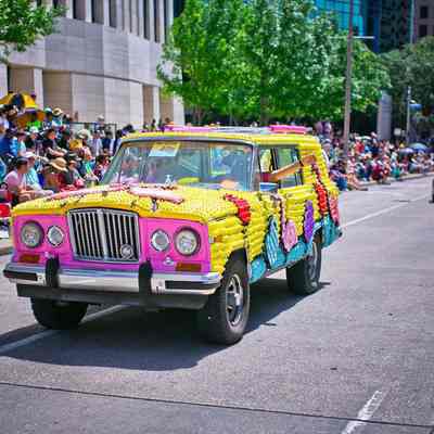 048, Art Car, Peep Flamingos, Peep Jeep,