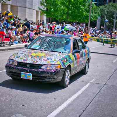 050, Art Car, Imagine (The Mosaic Space Car), Ruth Sosa Bailey,