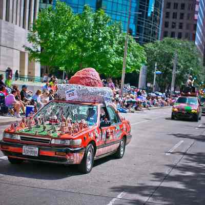 212, Art Car, Santa Car MkIV, Bryan Taylor