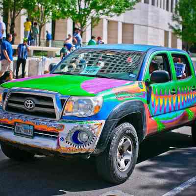 267, Art Car, Toyotasaurus Wrecks, Deb Elliott