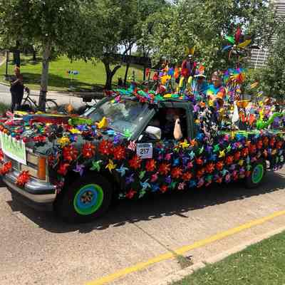 217, Art Car, Just Out for a Spin, Monday Night Supper Crowd, Keith Wright