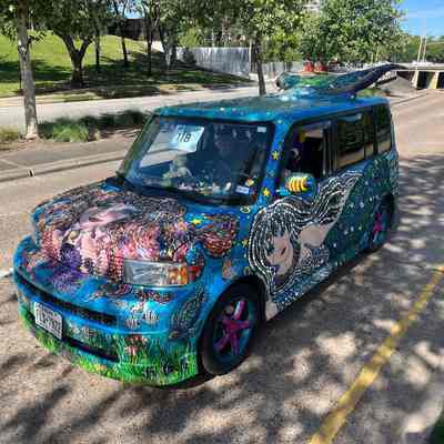 118, Art Car, Mermania, Lois Goodman