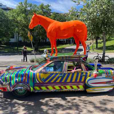 005, Art Car, Orange Horse, David Best