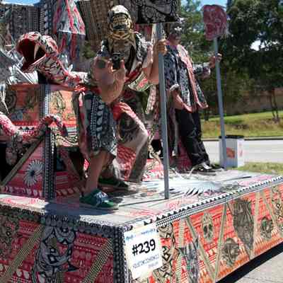 239, Mayan Temple Art Car, Dennis McNett