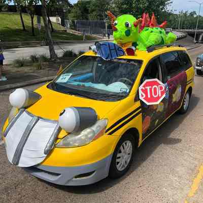 044, School, The Magic School Bus Travels to The Art Car Parade, AMCHS Art Club, A&M Consolidated High School