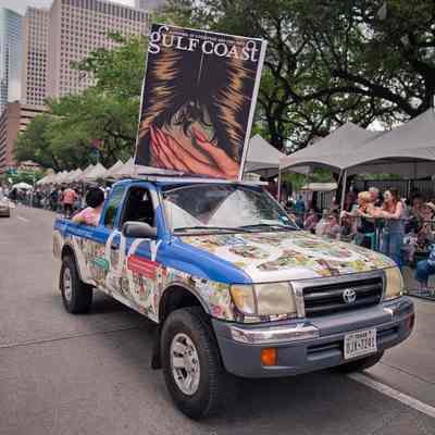 057, Gulf Coast Literary Journal Art Truck, Laura Calaway Gulf Coast Literary Journal