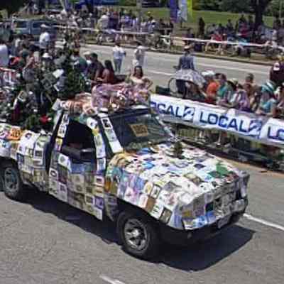 185, Christmas Car, Gail Gant