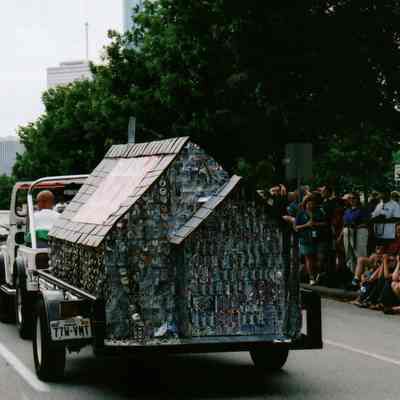 154, Budweiser Salutes the Beer Can House, Adrian de la Cerda, Joel Saravia, and Mark Bradford