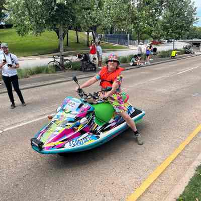 122, Art Car, Boater -cycle, Scootski