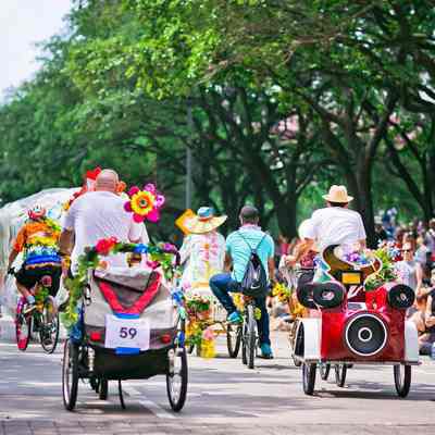 059, The Flower Man Bicycle Brigade, Mitchell Hawkins