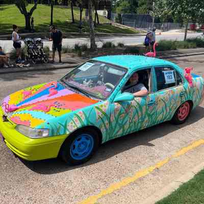 193, Art Car, Mingo Car, The Mustachio Girls