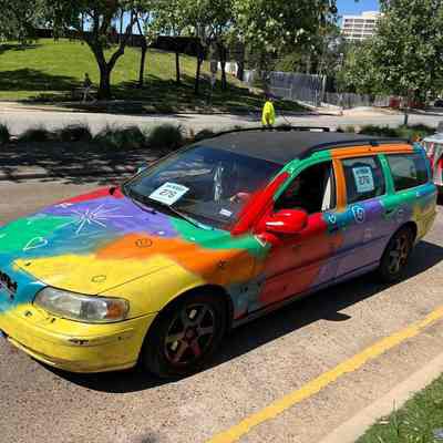 276, Painted Car, The Bedazzle Wagon, Kallisti