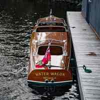          Originally destined for the San Francisco World's Fair, she spent most of her life on Lake Tahoe and was raced annually.
   