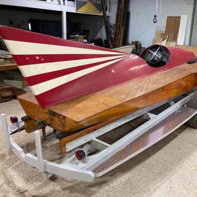 1953 Louis Nuta Hydroplane 7L Race Boat 23'