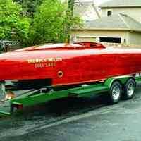          1924/2003 George Crouch Designed Gold Cup Race Boat Tribute by Bruce Hutchinson 30' picture number 2
   