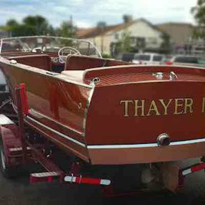 Chris Craft 1950 Sportsman 22' Thayer---On Golden Pond