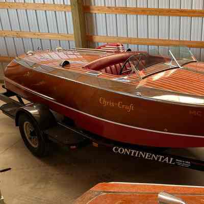 Chris Craft 1942 Hydroplane Special Race Boat Barrel Back 16'