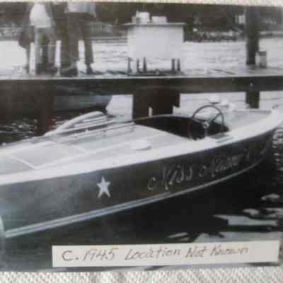 Chris Craft 1939 Special Race Boat Barrel Back 16' "Miss Miami V"