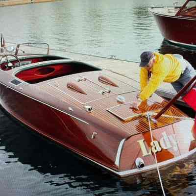 Earle Barnes 1936 Double Cockpit Forward Runabout 19'